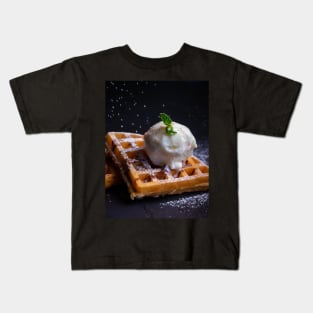 Ice Cream Waffle Kids T-Shirt